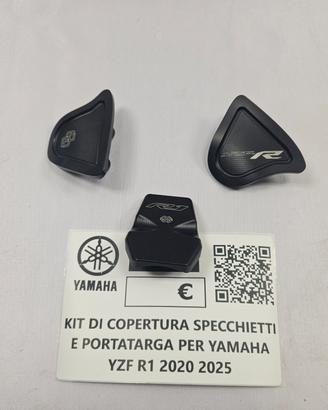 KIT DI COPERTURA SPECCHIETTI E PORTATARGA PER YAMA