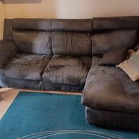 Divano 4 posti con penisola