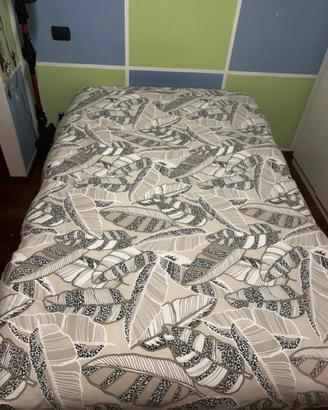 Materasso memory foam e rete 1 piazza e mezza