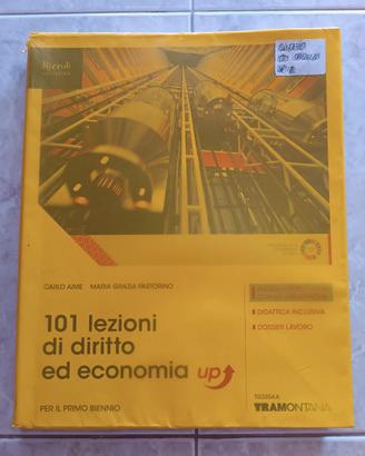 Libro scuola 101 lezioni di diritto ed economia up