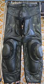 Pantaloni moto in pelle Dainese