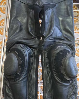 Pantaloni moto in pelle Dainese
