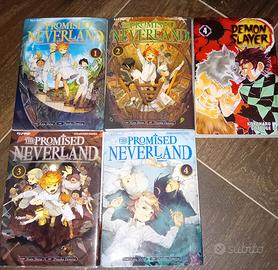 manga the promised Neverland e demon slayer