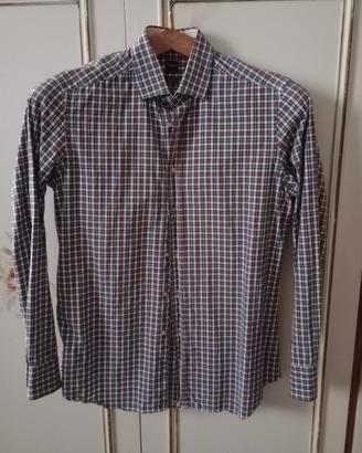Camicia a quadri "Bagutta" stile casual 