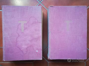 Enciclopedia Tumminelli 2 Volumi 1956 Titoli Oro