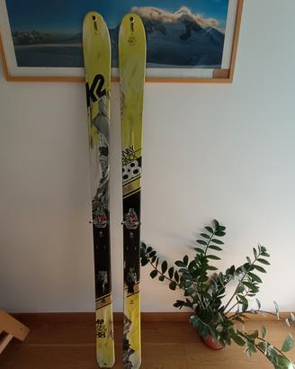 Set skialp completo sci+attacchi+scarponi+pelli