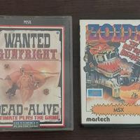 Msx retrogaming Wanted gunfright Zoids the battle