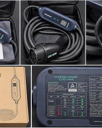 CARICABATTERIE PORTATILE AUTO ELETTRICA OSOERI – T