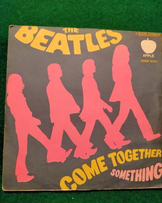 DISCO 45 GIRI DEI BEATLES COME TOGETHER, SOMETHING
