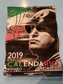 Calendario storico 2019 Predappio Mussolini