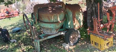 betoniera con motore 2 cv