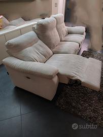 Divano 4 posti con 2 relax elettrici Vergani Home