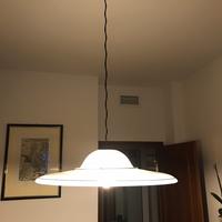 Lampadario rotondo pendente vetro