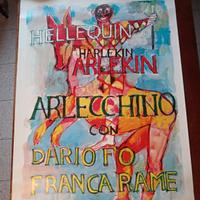 Locandina commedia di Dario Fo del 1985