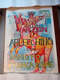 Locandina commedia di Dario Fo del 1985