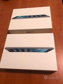 Scatole ipad air ed iphone