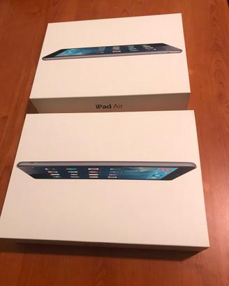 Scatole ipad air ed iphone