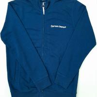 Felpa da uomo full zip Carrera in colore blu