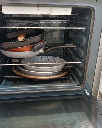 Cucina Glem 4 fuochi gas + forno elettrico