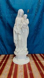 Grande Statua Madonna Col Bambino Gesù Scultura
