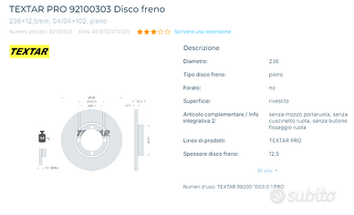 Dischi freno Chevrolet Matiz
