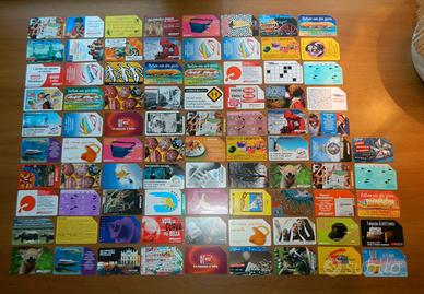 Collezione di carte telefoniche Telecom