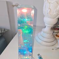 Lettere luminose led con ricarica usb