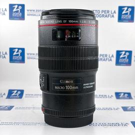 CANON EF 100 mm f2.8 L MACRO IS USM + GAR. USATO