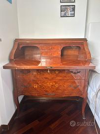 Ribalta con piano di scrittura in legno