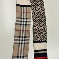 Twilly Burberry originale - 100% seta - double fac