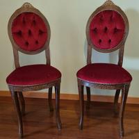 coppia di sedie veneziane