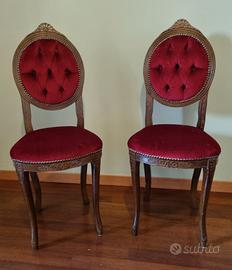 coppia di sedie veneziane