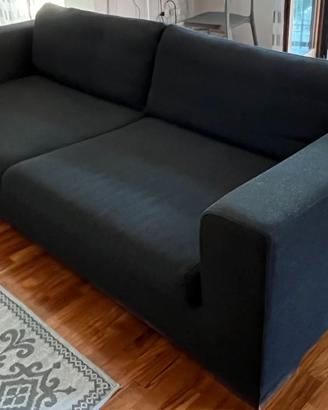 Divano Frigerio 3 posti 250 cm tessuto antracite