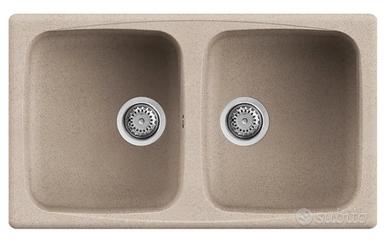 Lavello granitek avena 86x50 2 vasche