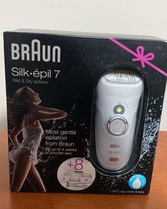 SILK EPIL 7 BRAUN ORIGINALE COMPLETO DI ACCESSORI