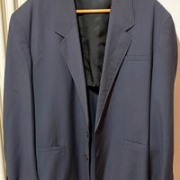 Giacca uomo gessato grigio taglia 50