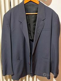 Giacca uomo gessato grigio taglia 50