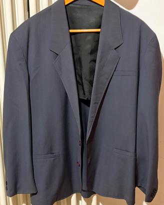 Giacca uomo gessato grigio taglia 50