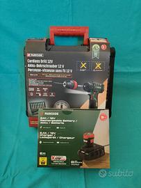 Parkside Trapano Avvitatore 12V  COMPLETO 