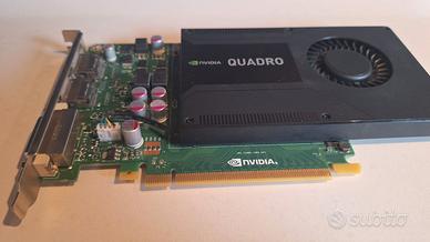 Scheda video NVIDIA Quadro K2000 2GB cad 3d