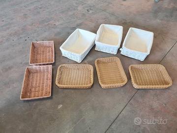 8 cestini porta pane usati