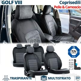COPRISEDILI Per VW GOLF 8 SU MISURA Pelle e Scamos