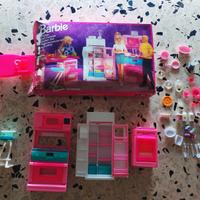 Vintage Barbie  Set Cucina Mobili Accessori