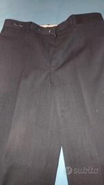 Panataloni elegnati David Saddler grigio in lana