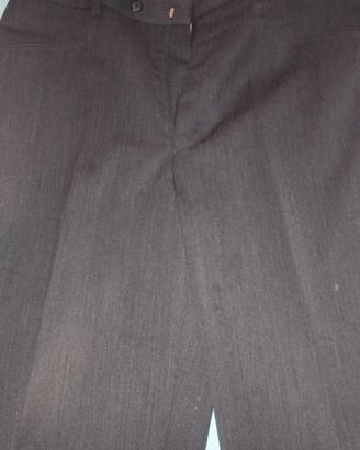 Panataloni elegnati David Saddler grigio in lana