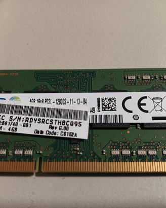 memoria SoDimm notebook 