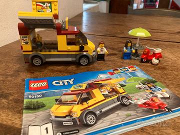 Lego city camioncino pizza 100% completo