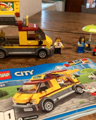 Lego city camioncino pizza 100% completo