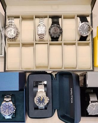 Lotto Orologi Uomo: Armani Festina Casio CK Timex