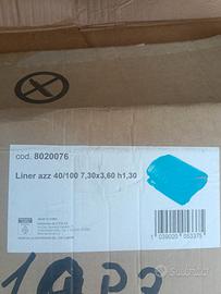 Liner piscina Whitepol 7,30 x 3,60 nuovo imballato